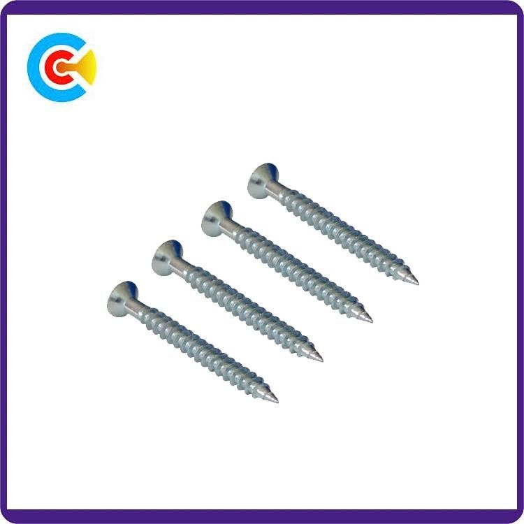 DIN/ANSI/BS/JIS Carbon-Steel/Stainless-Steel Galvanized Countersunk Torx Security Screw