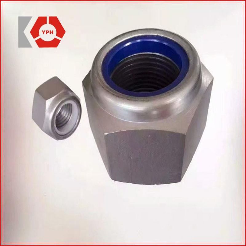 DIN985 Heavy Hexagon Nylon Insert Nut with Zinc (yellow) Plated