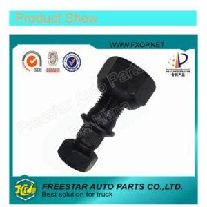 Black Truck Hub Wheel Bolt and Nut Fit for Hyundai