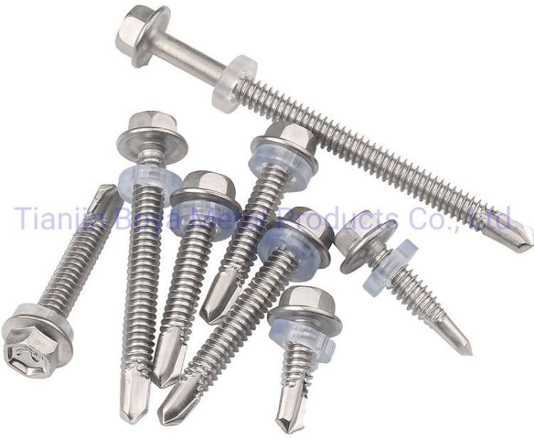 Factory Hex Head Self Drilling Screw/Roofing Screw with EPDM Washer