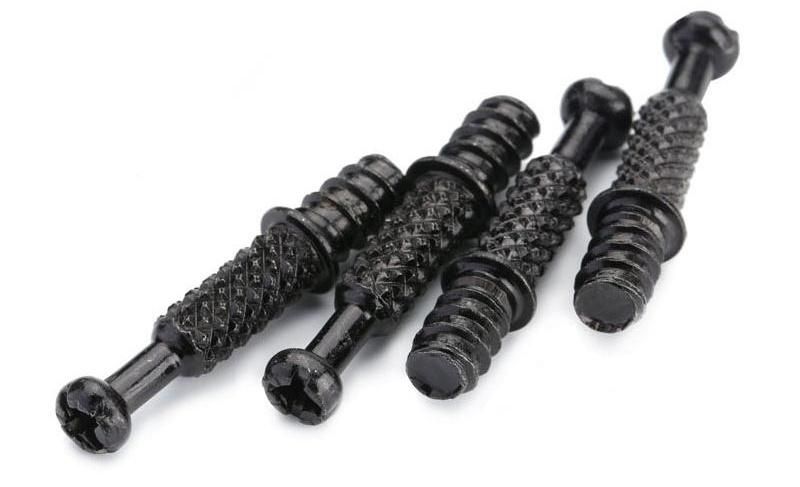 Fastener Steel Pan Head Self Tapping Knurled Balck Thumb Screw