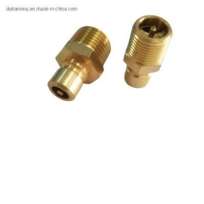 Dme Mold Brass Fluid Male Quick Hose Coupling with Valve