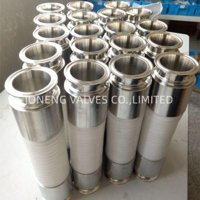 Sanitary Stainless Steel Tri-Clamp Braided Delivery Hose Tube