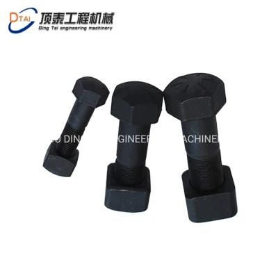 Track Shoe Bolt and Nut/Bolt and Nut/Excavator Track Bolt