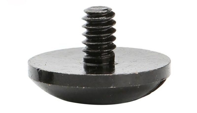 Special Fastener Steel Black Mushroom Truss Slotted Head Machine Screw