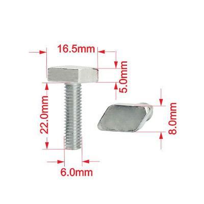 Special Diamond-Shaped Oblique Square Head Non-Standard Machine Screw