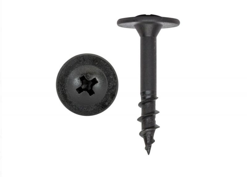 Zinc Steel Deep / Coarse Thread Modified Truss Head Phillips/Torx Drive Wood Construction Screws