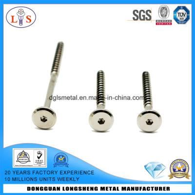 Flat Head Hexagonal Socket Self Tapping Screws with High Quality