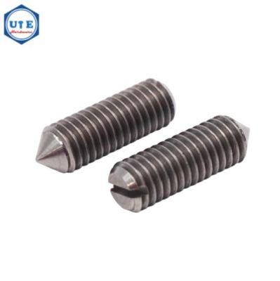 A2 Slotted Headless/Grub/Set Screws with Cone Point