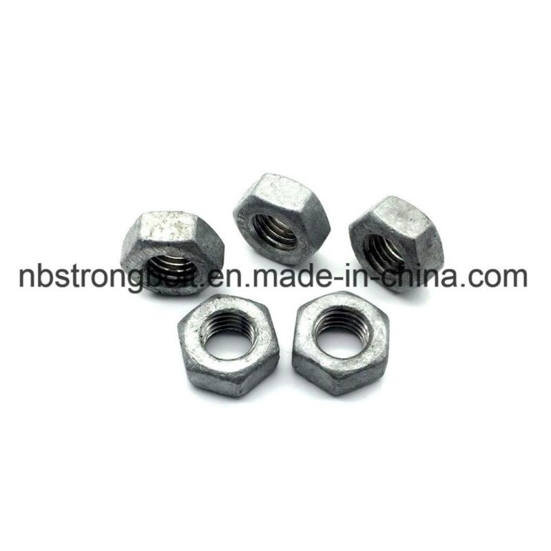 DIN934 Hex Nut Class 8 with HDG M10