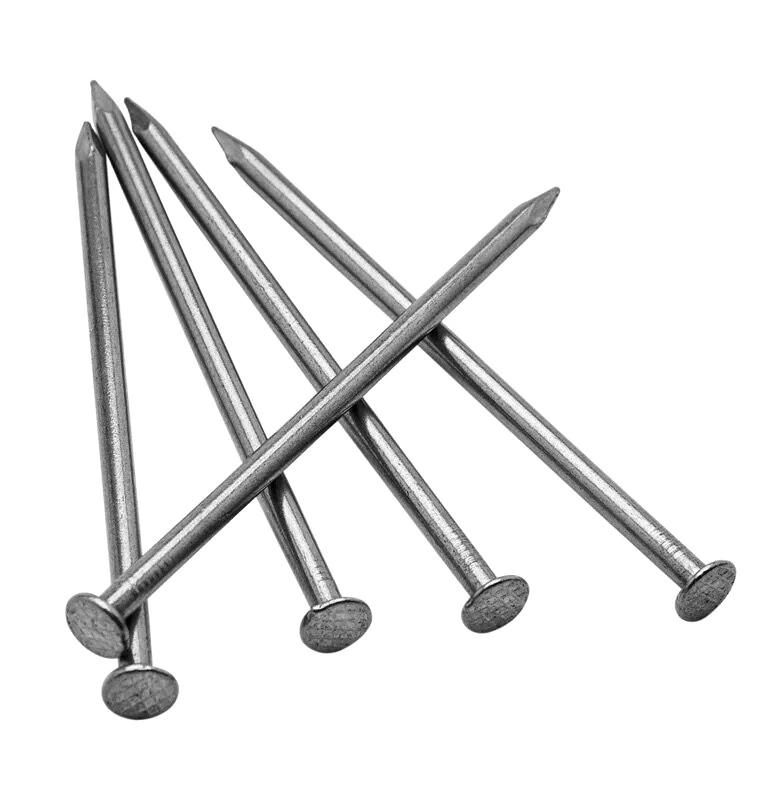 Head Smooth Shank Polished Common Nails Round Wire Nails
