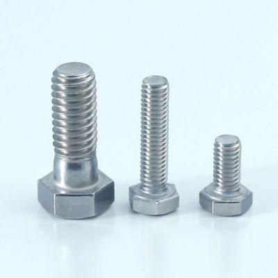 Stainless Steel Hex Bolt Fastener Hex Bolt DIN933 DIN931