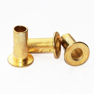 Fricwel Auto Parts Yellow Zinc Rivet Tubular Rivet / Semi-Tubular Rivet / Stair Rivet Solid Rivet