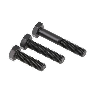 China Wholesale Fastener Hardware Grade 12.9 Heavy Hex Head Bolt Black