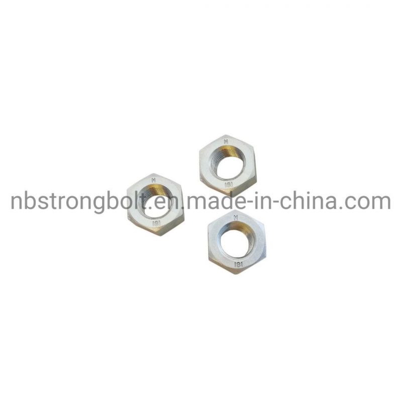 DIN934 M36 High Quality Nut Cl. 8 with Zinc