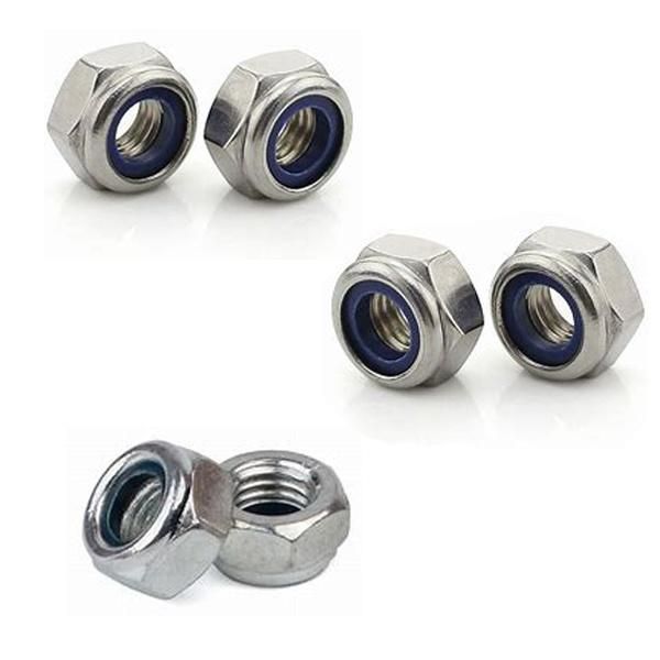 China Manufacture High Quality Stainless Steel DIN985 Hex Nylon Nut