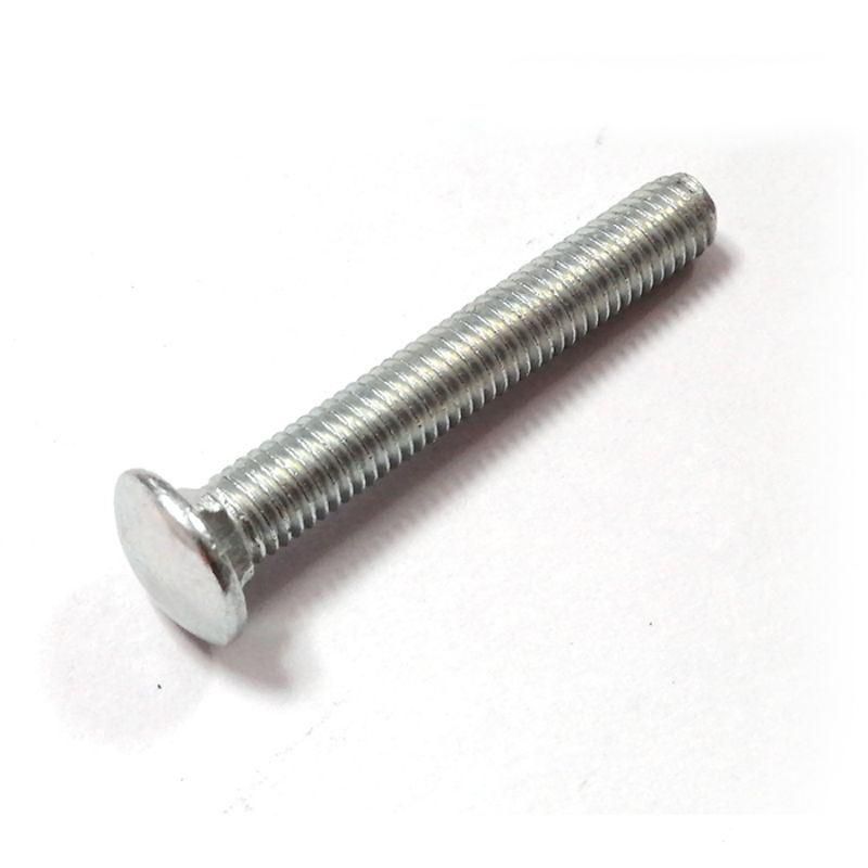 Steel White Zinc Plated Truss Round Head Square Neck Carriage Shoulder Bolts Screws