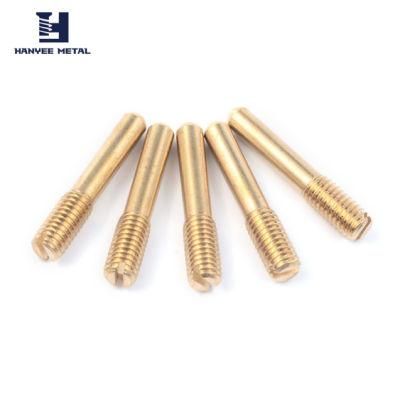 China Fasteners Factory Gold Supplier Wholesale Customized Brass Screw for Furniture