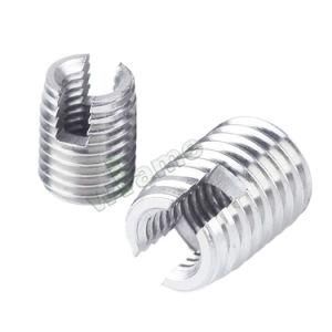 Stainless Steel M2 M3 M4 M5 M6 M8 Self Tapping Slotted Thread Sleeve Screw Threaded Insert