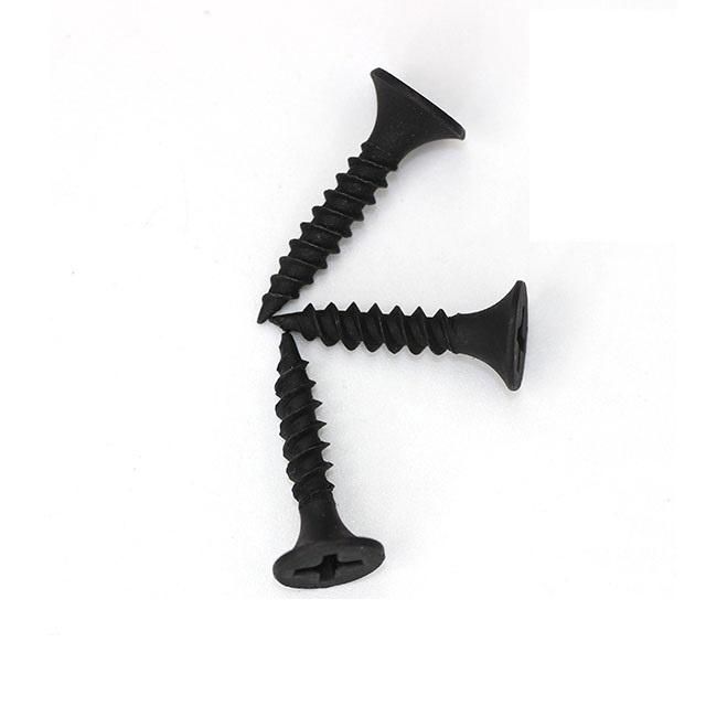 Black Phosphated Phillips Bugle Head Coarse Thread Self-Tapping Drywall Screw