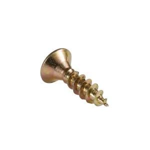 Chipboard Screw Pozi Phillips Drive Flat Csk Head Self Tapping Yellow Zinc Plated Chipboard Screw