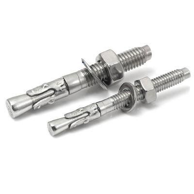 Stainless Steel Carbon Steel Drop in Expansion Bolt Nut Wedge Anchor with Stud Head Screw