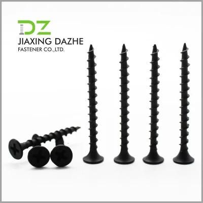 Phillips Frame Head Drywall Screws Black Phosphated