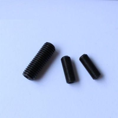 Grade4.8/8.8/10.9/12.9 DIN 913/DIN 914/DIN 915/DIN 916 Black Oxide Flat End Hexagon Socket Set Screw