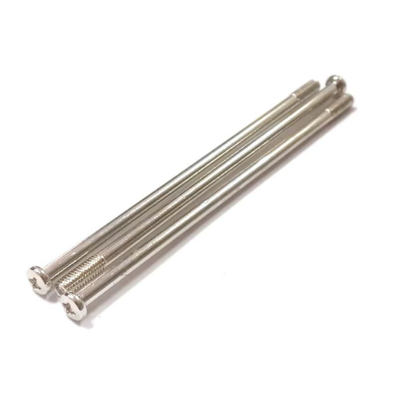 Long Nickel Plated Cross Recessed Pan Head Phillips Machine Screws with Half Thread