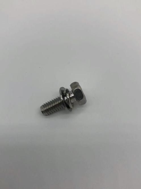 Stainless Auto Parts Hexagon Flange Screws with Spring Hooks, Hex Bolt, Flange Screws, Hexagon Screws