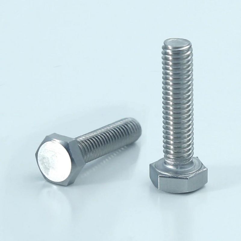 China Manufacturing Wholesale Price Grade 8.8 Bolt DIN931 DIN933 Metric Stainless Steel Galvanized Hex Bolt