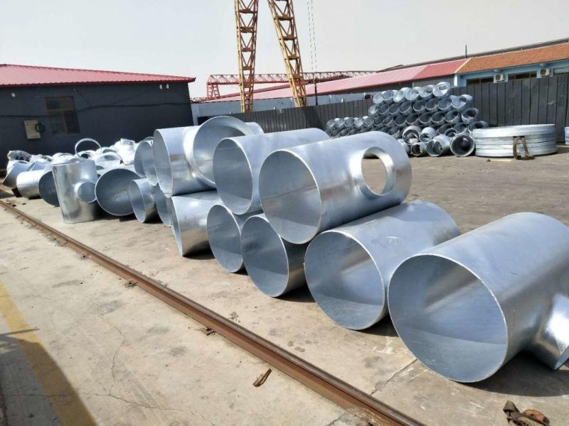 ASTM B16.9 A234 Wpb Stainless Steel Sch40 Seamless Pipe Fittings Tee