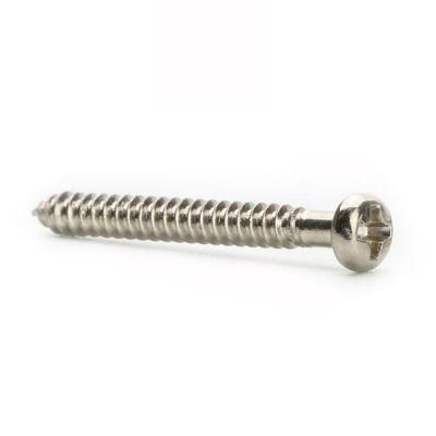 Micro Steel Pan Head Phillips Cross Half Thread Self-Tapping Screws