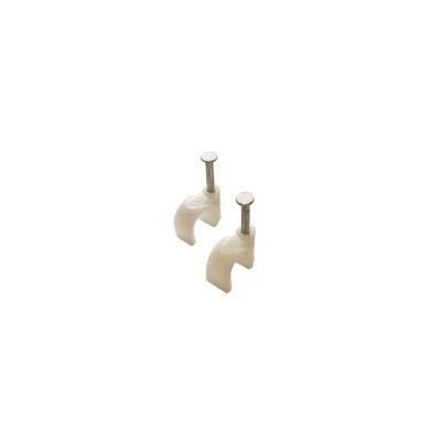 Cable Clips for Coax White Curve
