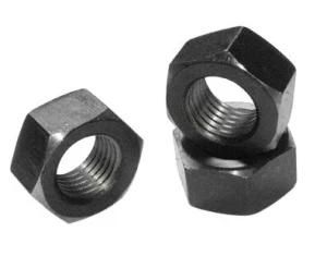 Hardware Metal Carbon Steel 4.8 Black Nuts