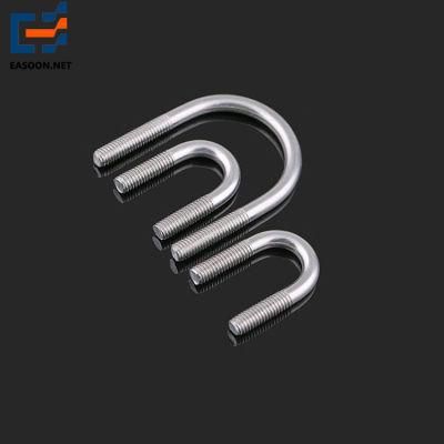 Factory Price Stainless Steel Bolt Carbon Steel U Bolt 8.8 U Shape Pipe Clamp U Fasteners Anchor Bolt Hex Bolt