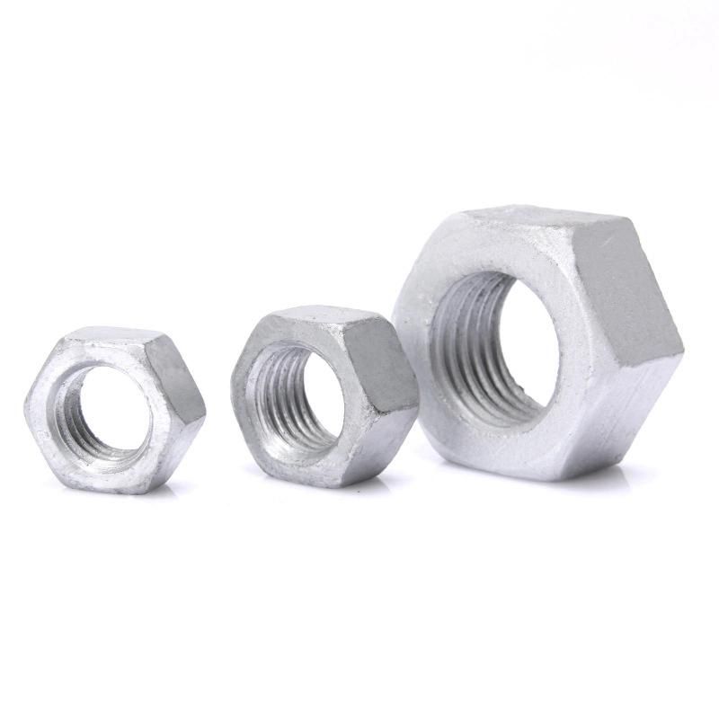 Carbon Steel DIN934 HDG Hot DIP Galvanized Hex Nut
