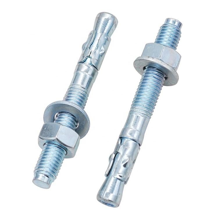 Wedge Anchor, Expansion Anchor Bolt, Concrete Anchor Carbon Steel. Zinc Plate. Galvanized