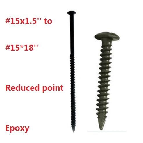#15 Epoxy Coating Screw Reduced Point
