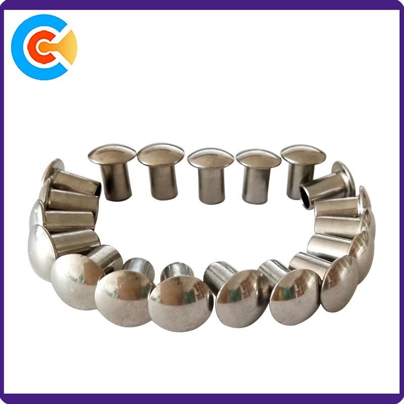 Carbon Steel Nickel Plating Semi-Tubular Step Rivet