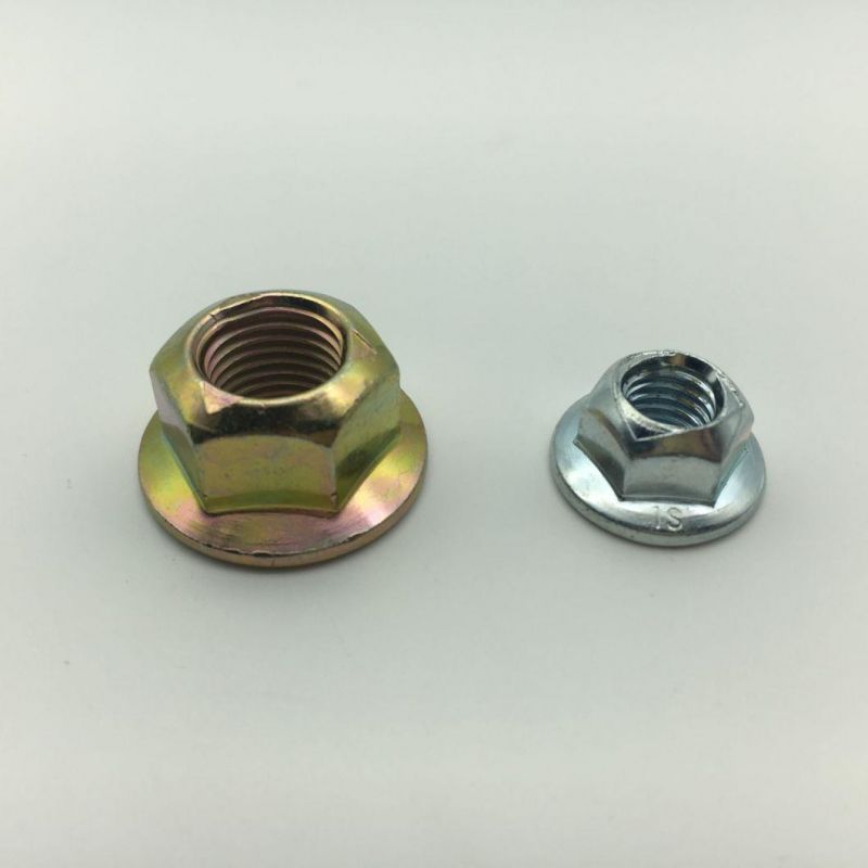 Hex Nut Flange Lock Nut Metal Lock Nut