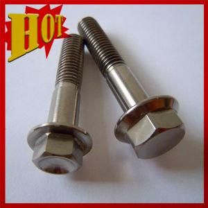 Grade 5 Titanium Flange Head Bolt for Bicycle