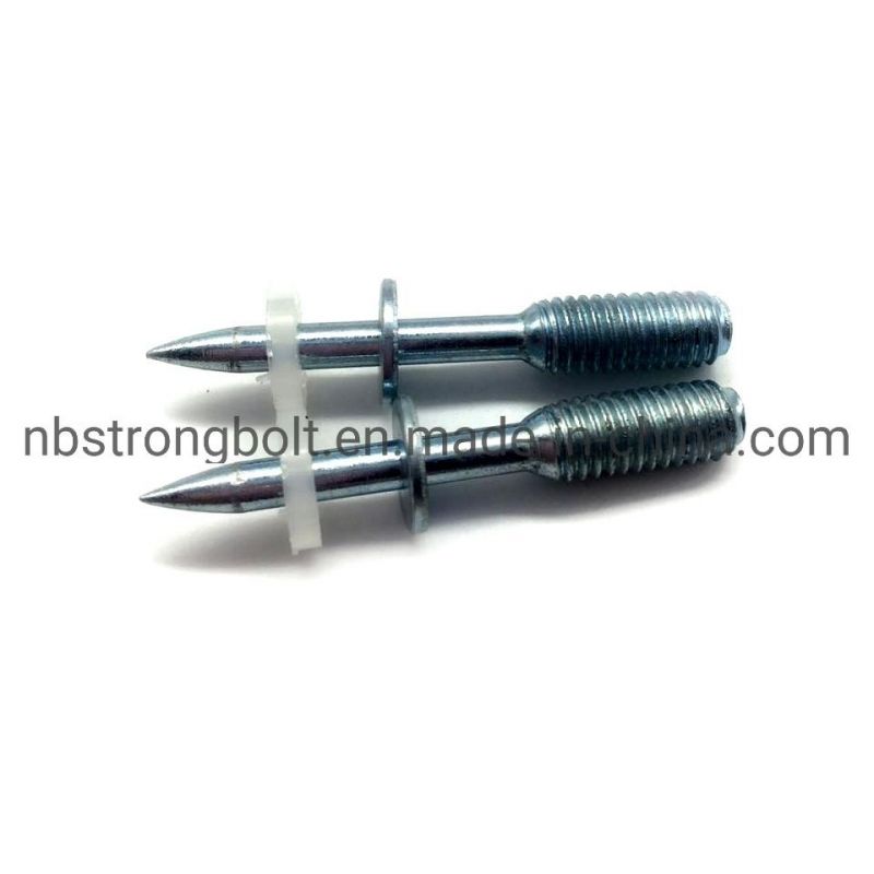 Drive Pin with Thread and Washer, Shooting Nail
