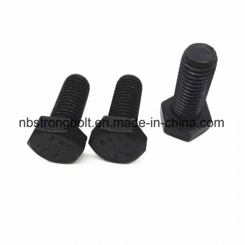 DIN933/DIN931 Hex Bolt Screw Gr. 10.9 Black