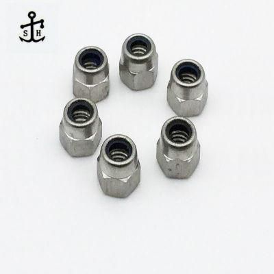 Good Price DIN982 Ss 304 Hex Nylon Insert Lock Nuts in China