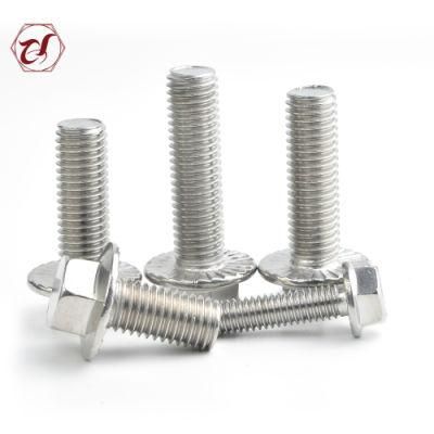 304 Stainless Steel Hexagon Flange Socket Head Bolt /DIN6921 Flange Bolt/Flange Bolt