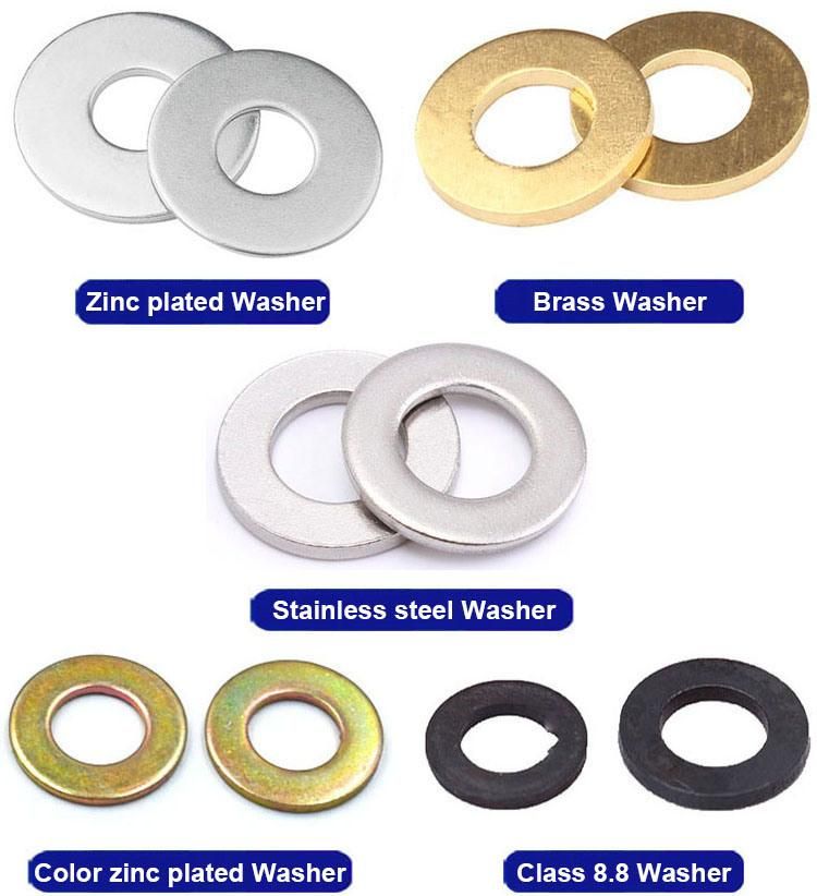 Steel Washer 201 Round Washers with Rubber