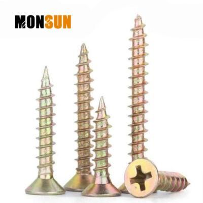 Zyp Double Countersunk Head Phil Drive Galvanized Particleboard/ Chipboard Screws Made in China