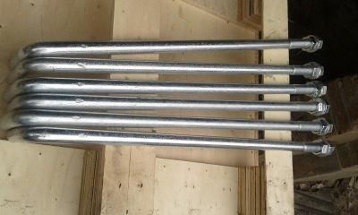 Custom L/J/U/I Shape Foundation Bolts Anchor Bolts Zinc/HDG/Dacromet M12*500