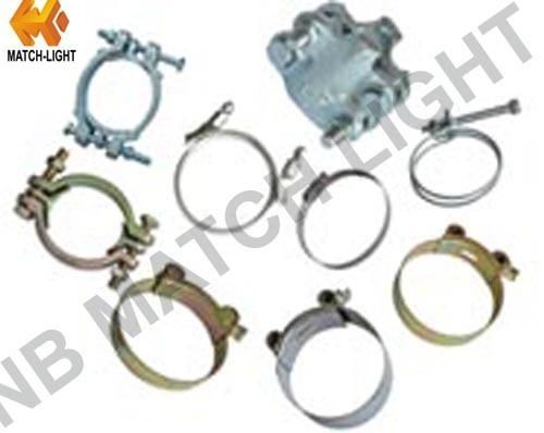 Galvanized Steel Zinc Plated Double Wire Hose Clamp